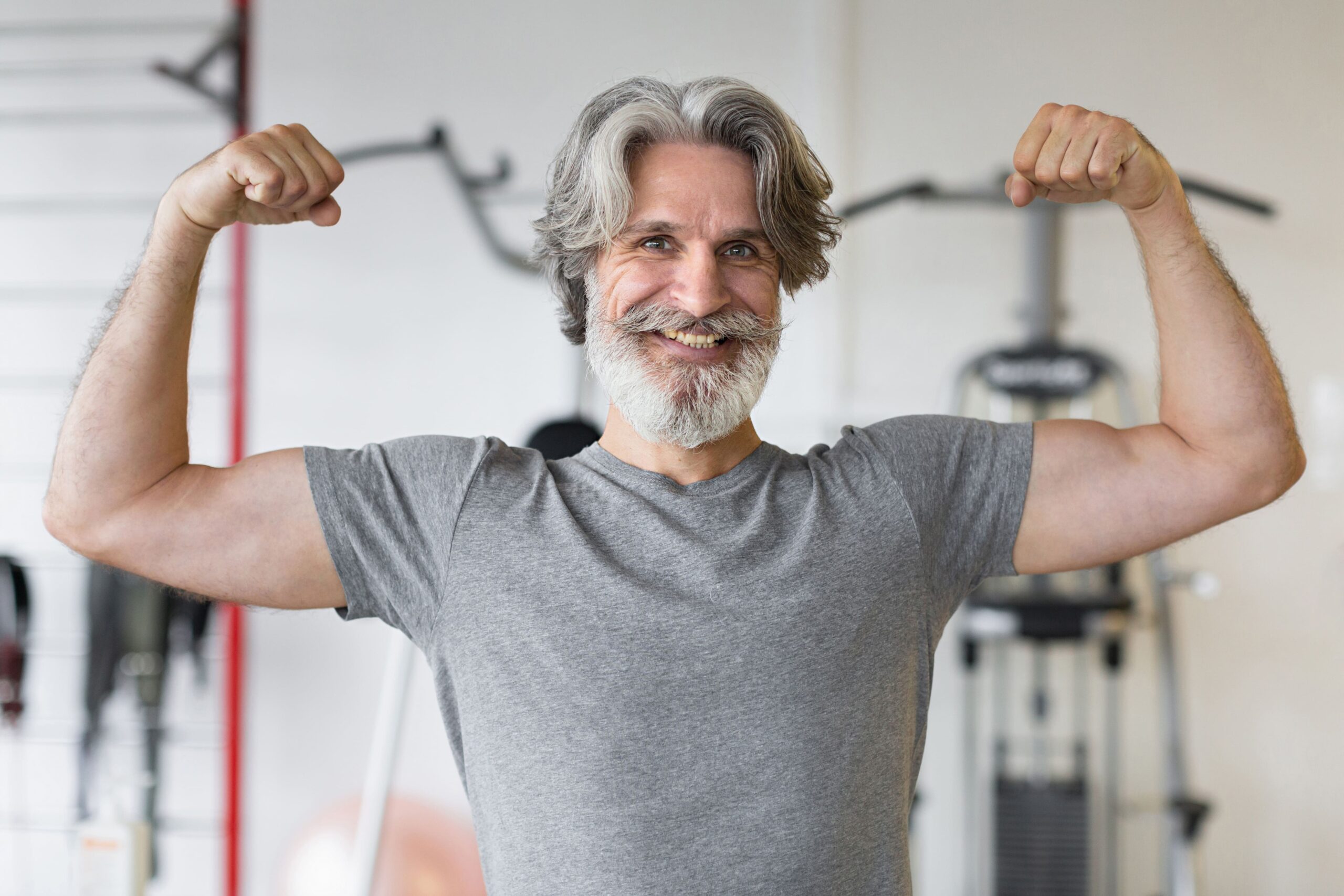 Senior-friendly visual representing build muscle after 60.