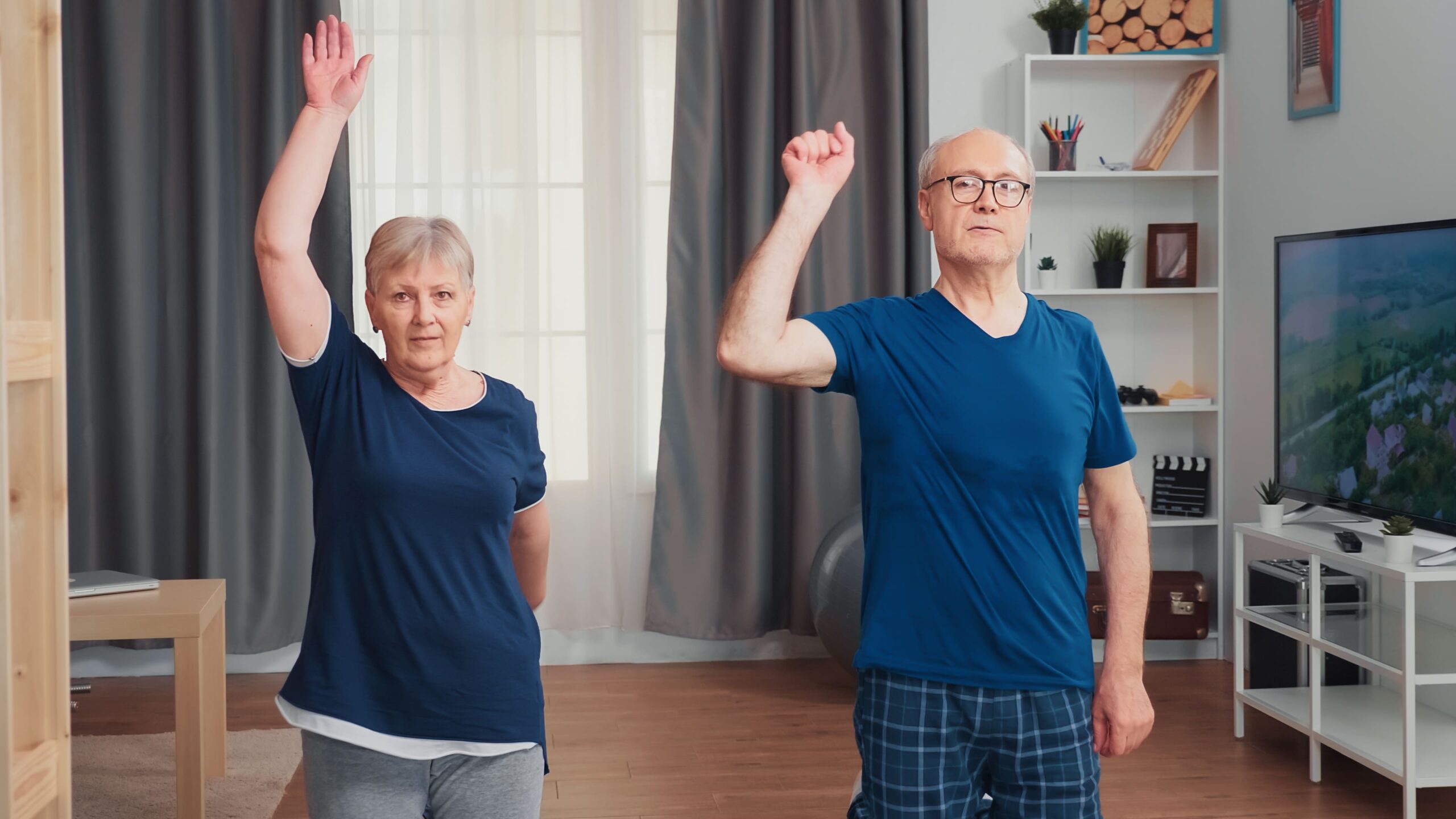 Senior-friendly visual representing core balance seniors.