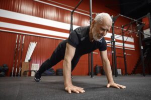 Senior-friendly visual representing strength training seniors.