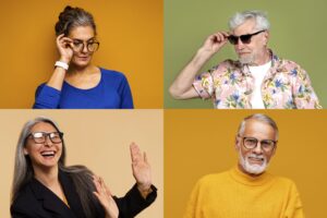 Senior-friendly visual representing choose glasses seniors.